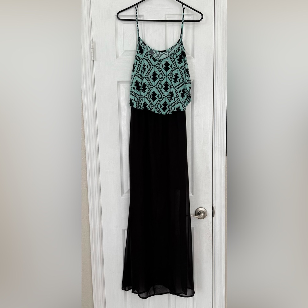 Miss Chievous open back maxi dress